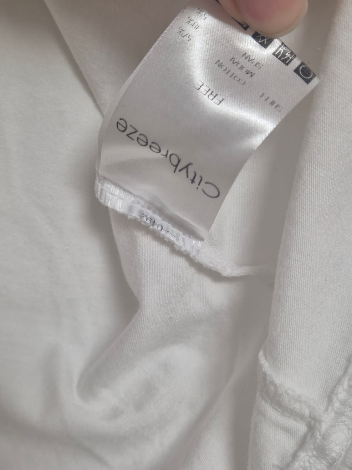 시티브리즈 라인 배색 슬림 반팔 티셔츠 링거 티 상품이미지6