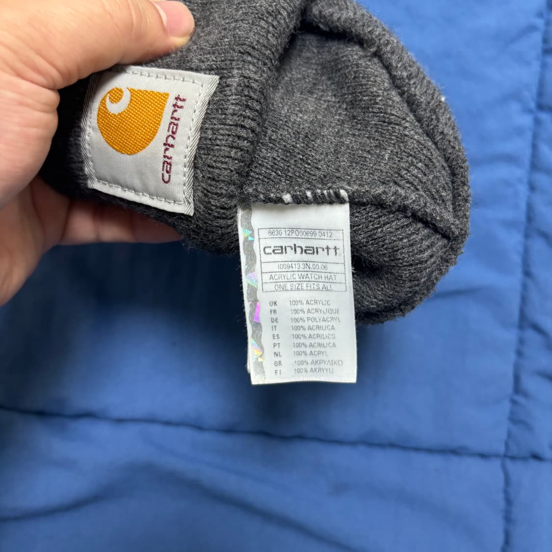 [OS] 칼하트 니트 커프드 비니 콜 헤더 그레이 상품이미지5