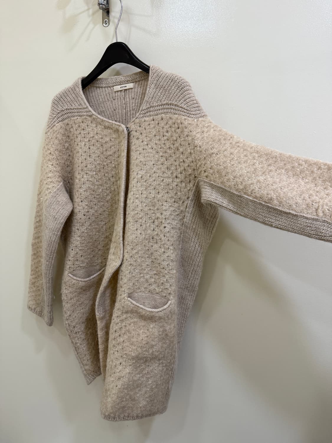 시스템 우먼 베이지 가디건 정품 상품이미지2