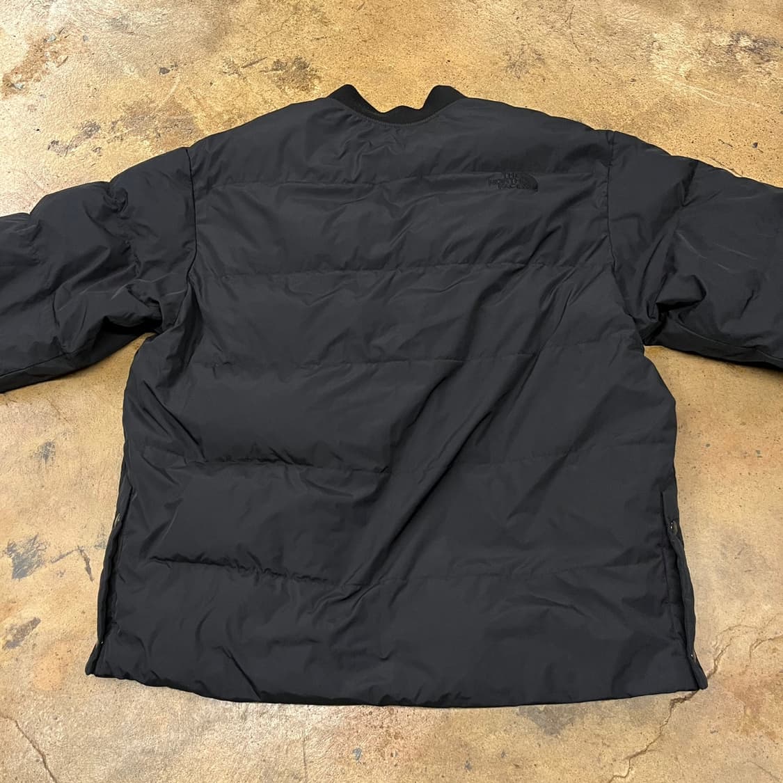 [정품/2XL] 노스페이스 블랙 MA-1 패딩 점퍼 b17 상품이미지4