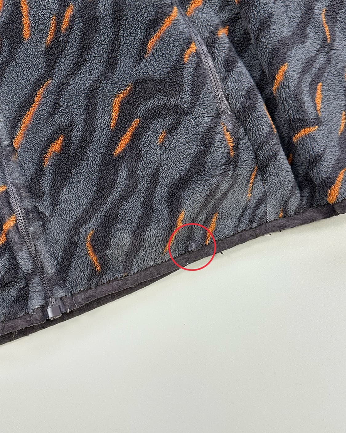 크로커다일 애니멀패턴 플리스 후드자켓 상품이미지3