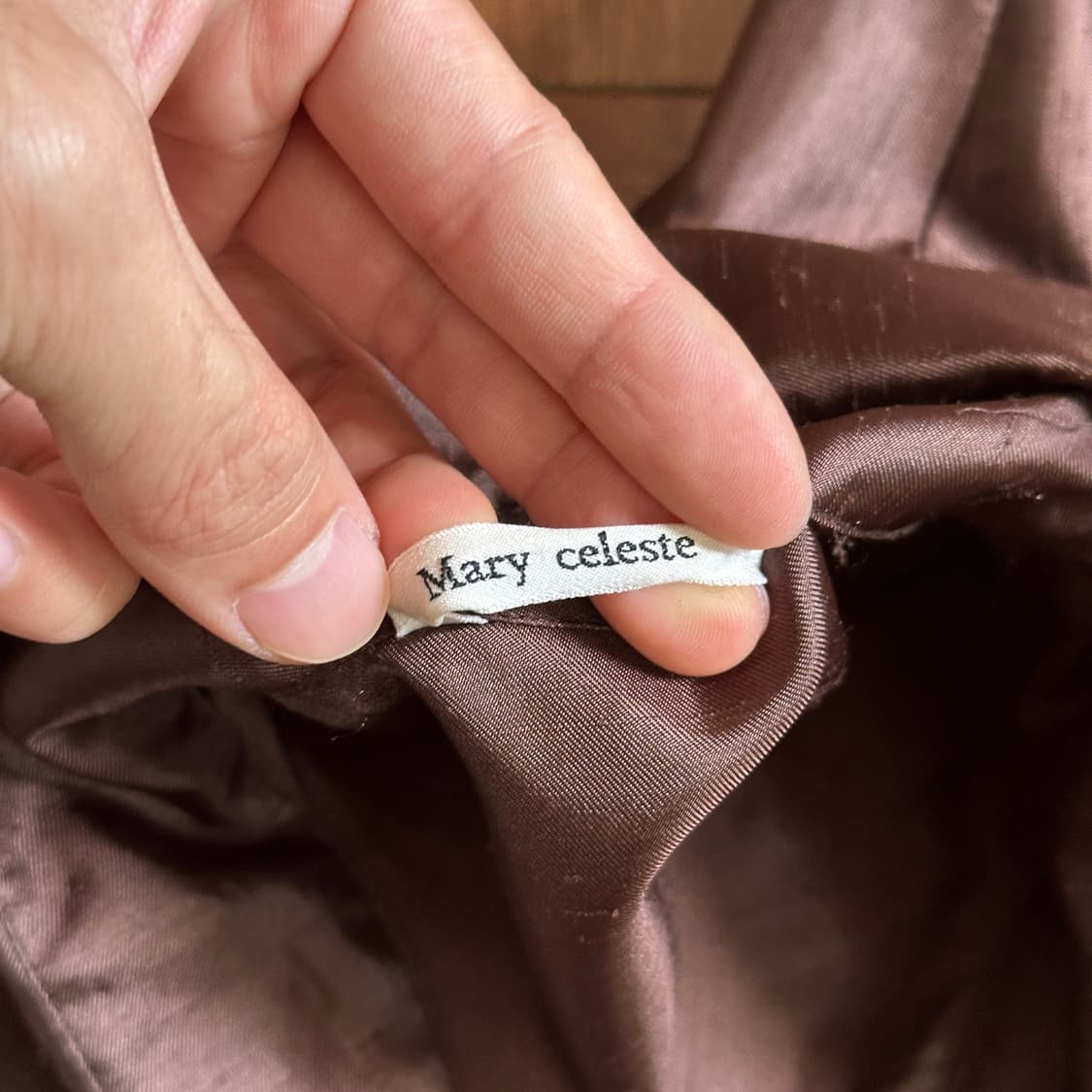 Mary celeste wide collar satin shirts 상품이미지8