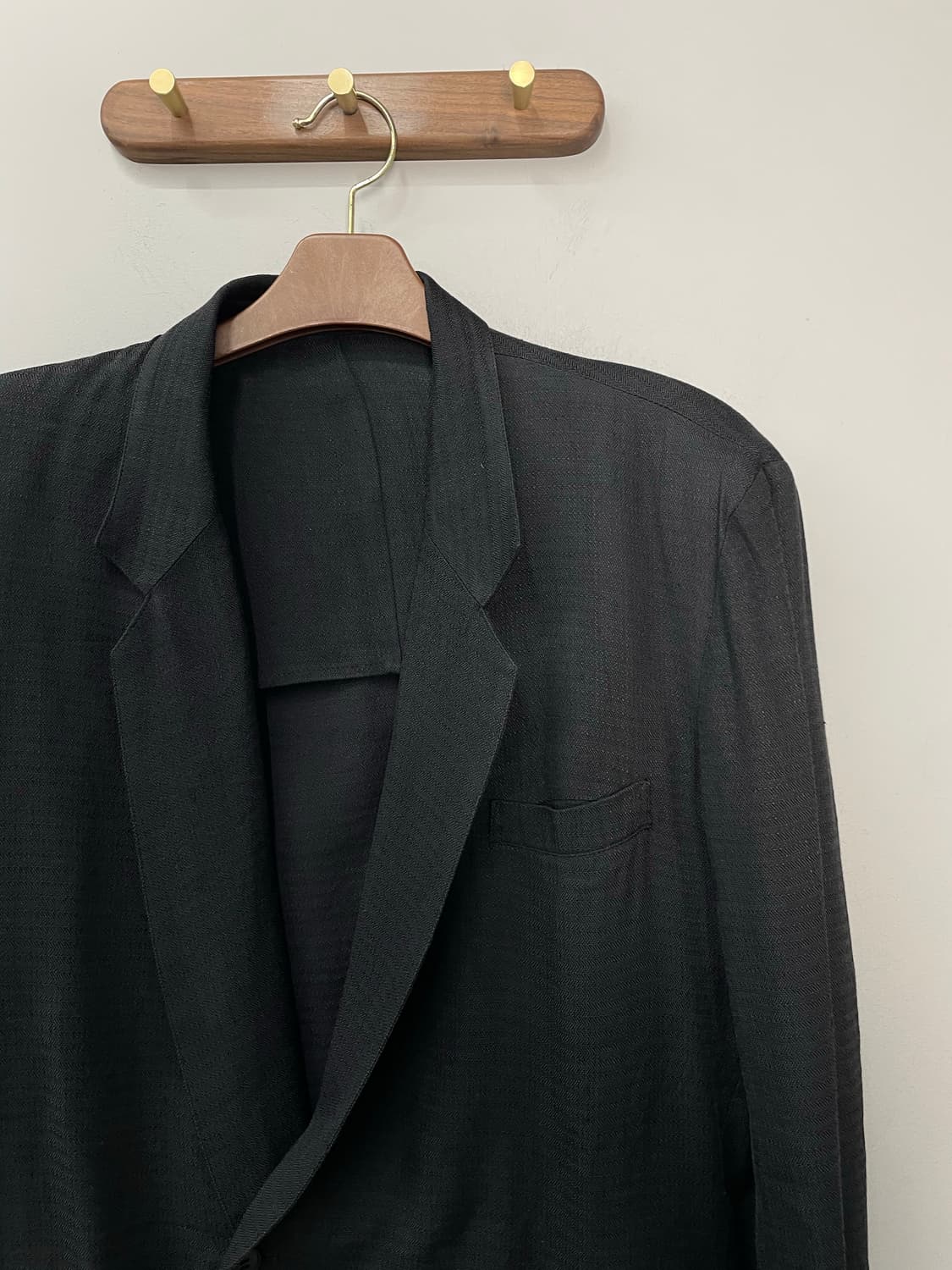 요지 야마모토 블랙 블레이저 H1680 상품이미지3