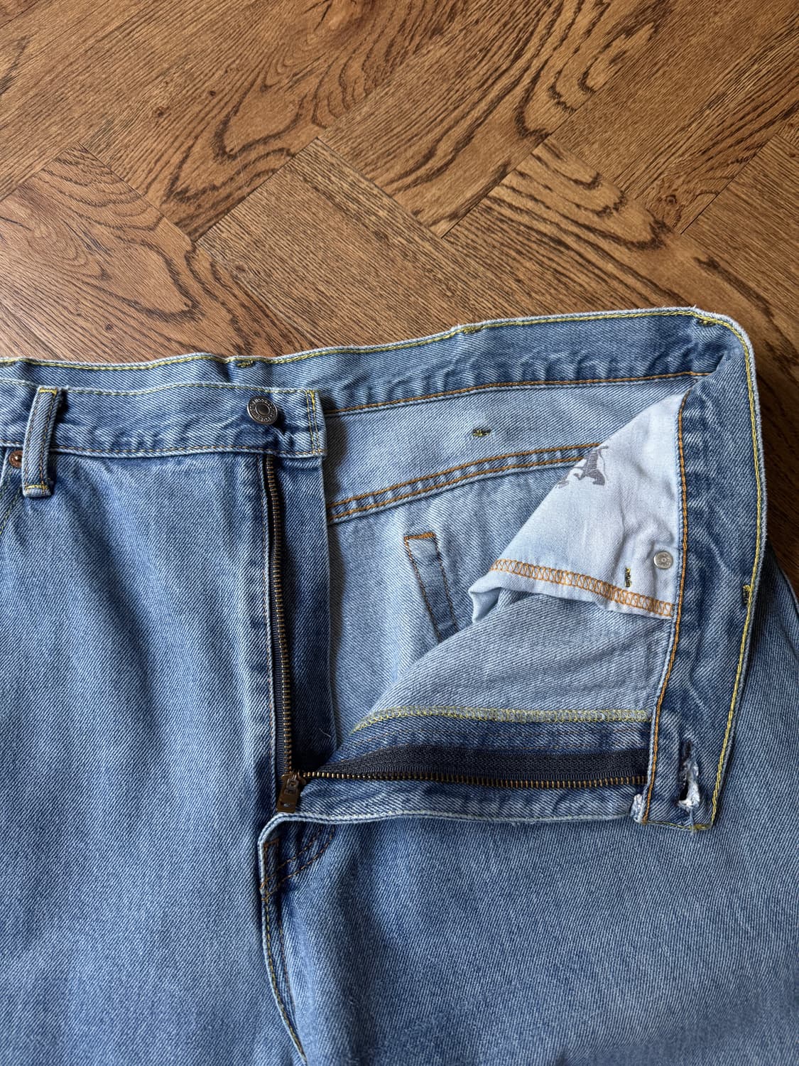 [40]리바이스 517 미디엄블루 플레어 데님 팬츠 F45 상품이미지3