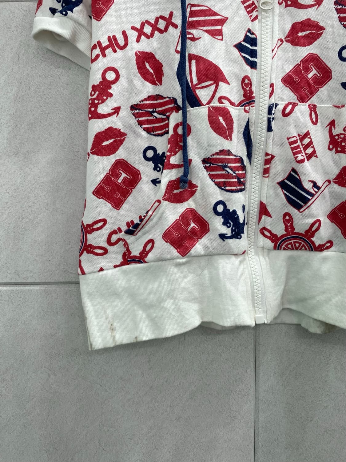 [CHU XXX] 00’s Kitsch Mood 1/2 Hoodie Zi 상품이미지5
