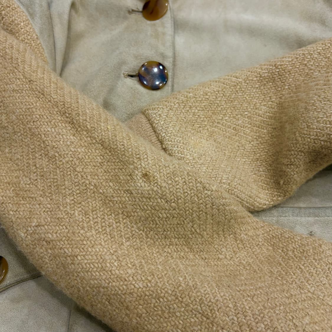 폴로 랄프로렌 퍼플 라벨 여자 여성 스웨이드 캐시미어 니트 가디건 자켓 상품이미지3