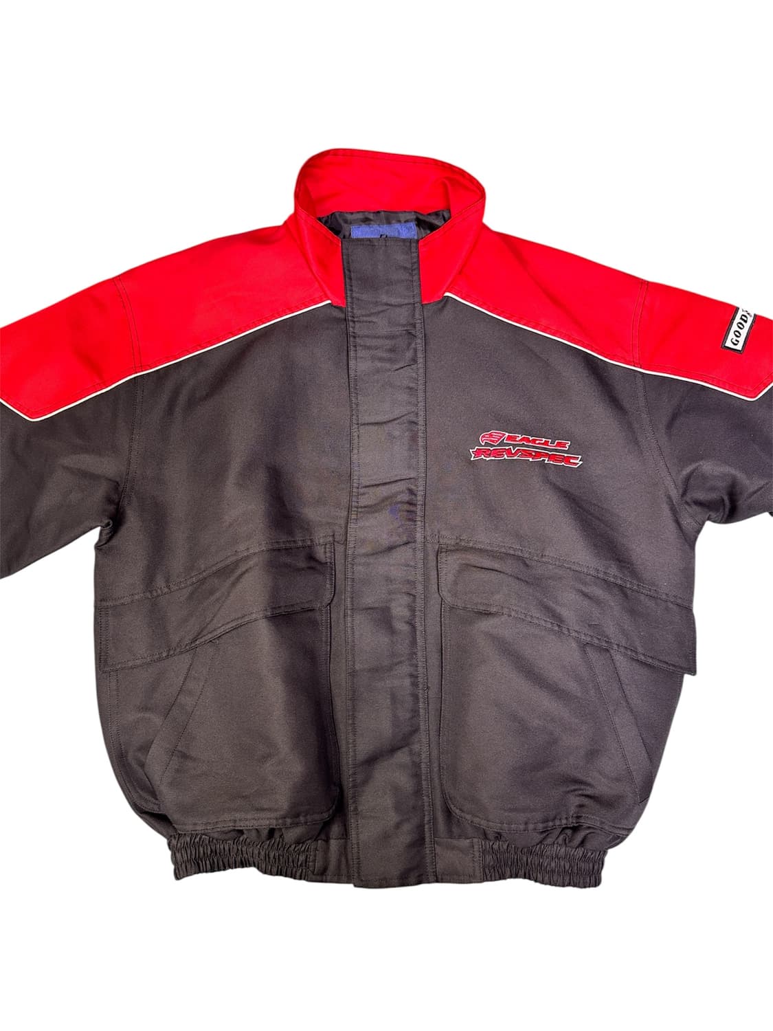 빈티지 굿이어 GOODYEAR 하프넥 집업 자켓 L 상품이미지3