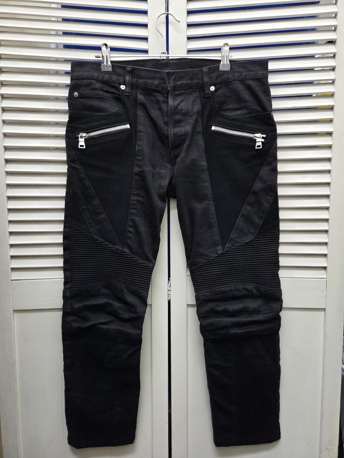 발망 바이커 블랙 데님 상품이미지1