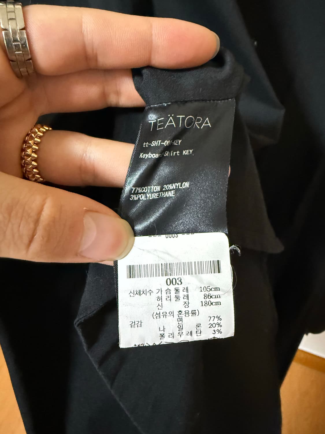 블랙 셔츠 상품이미지3