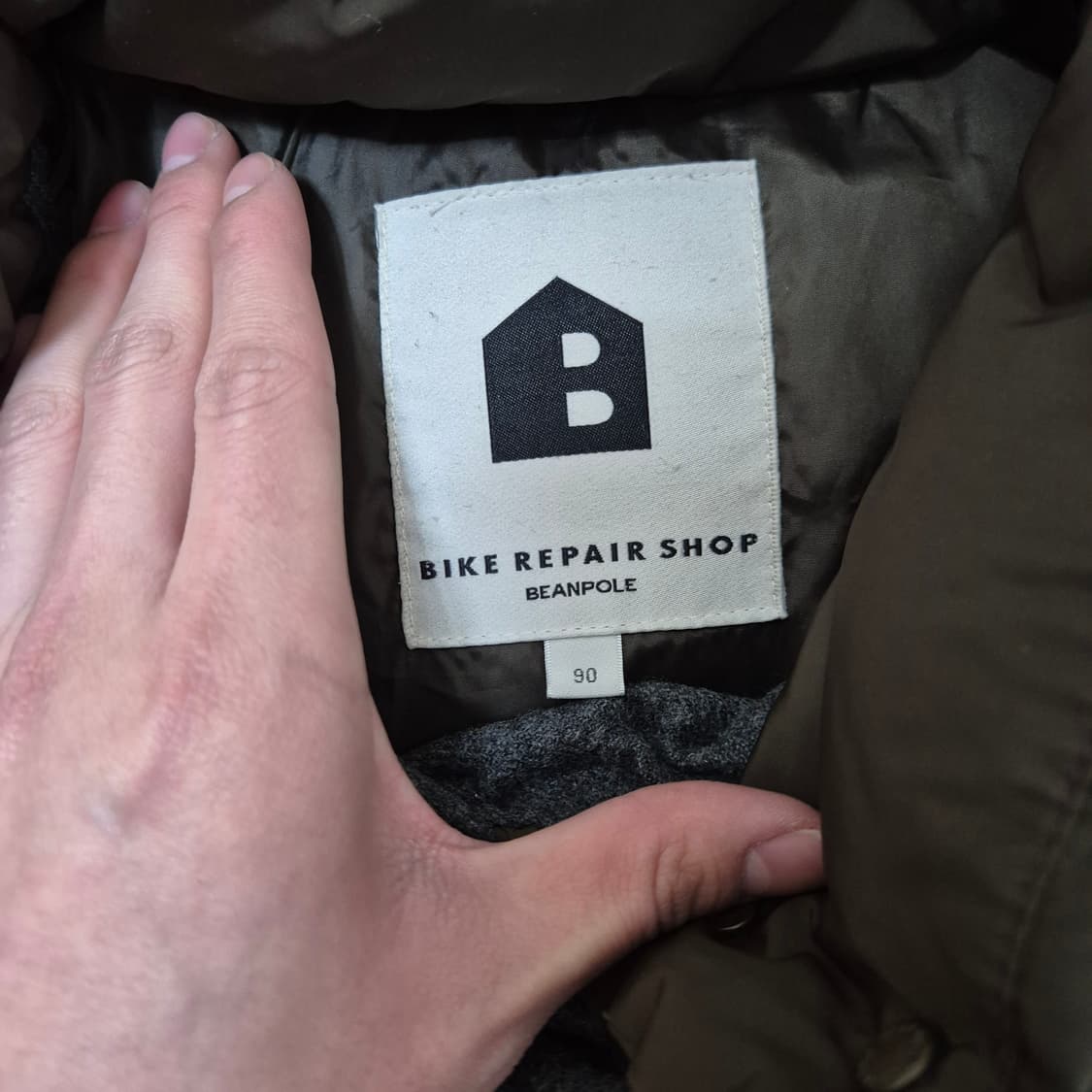 빈폴 바이크리페어 버튼 클래식 패딩 코트 S(90) 상품이미지4