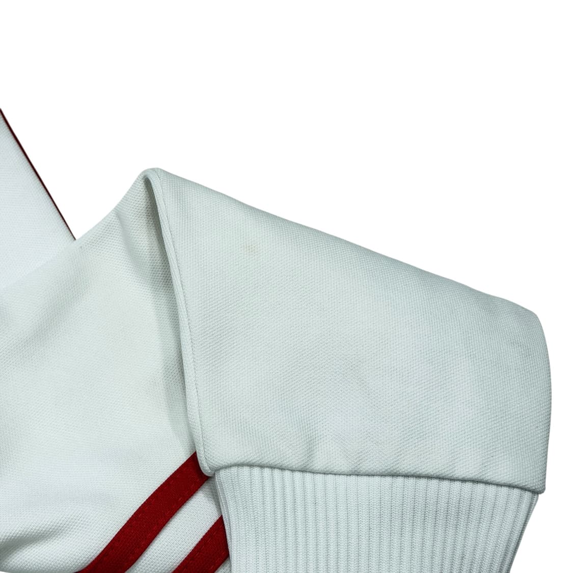 아디다스 빈티지 일본 도쿄 트랙탑 져지 자켓 화이트 레드 XS 상품이미지6