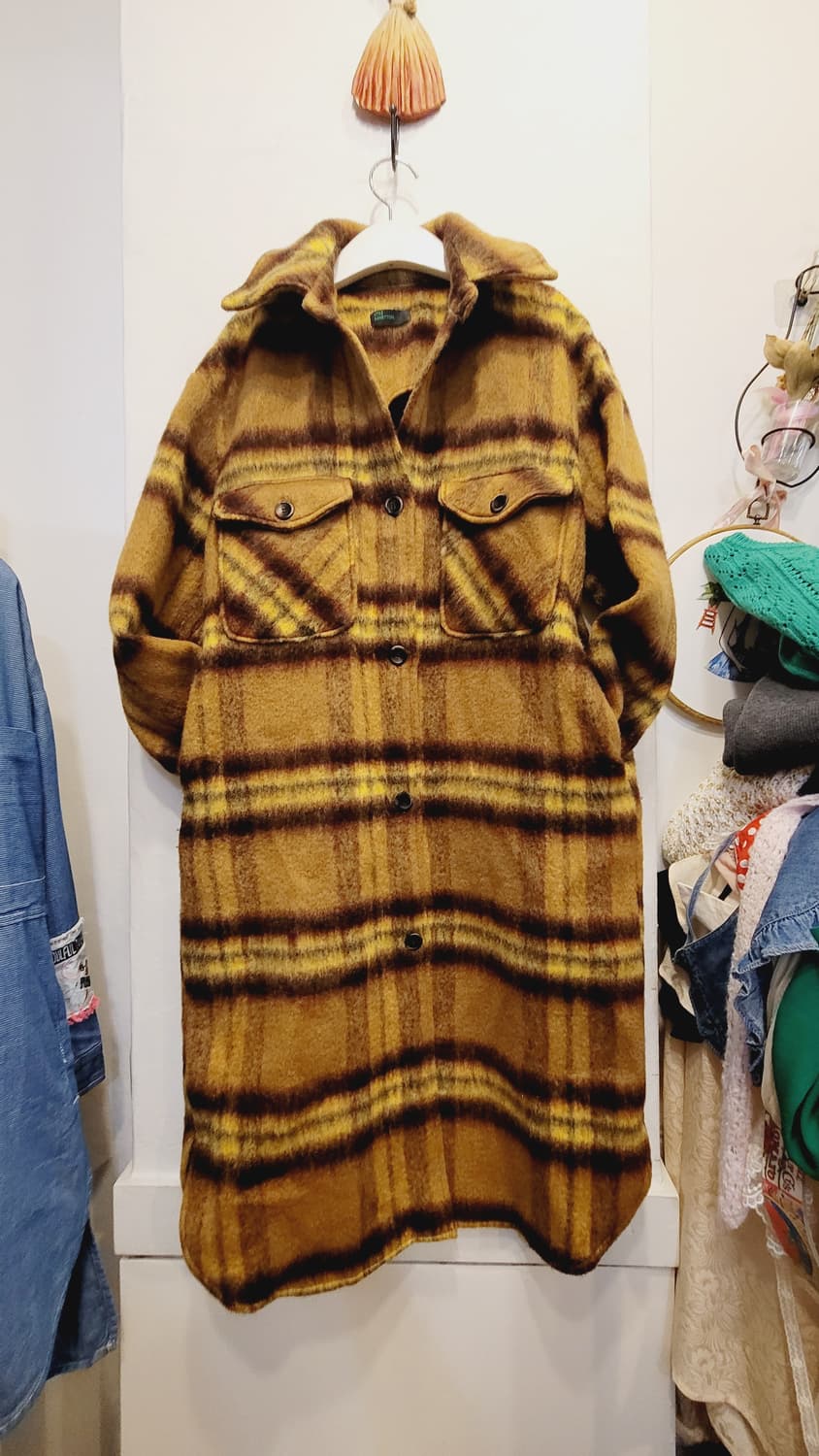 베네통 펠트울 셔츠코트. 상품이미지4