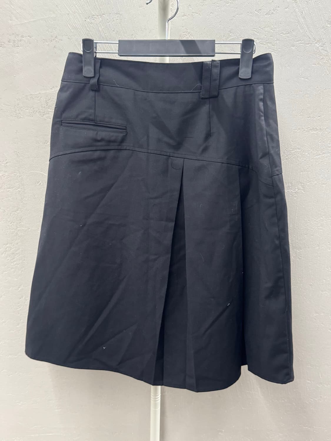 플레어업 블랙 플리츠 미니스커트 XS 상품이미지4