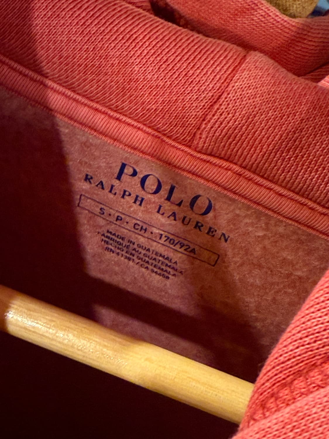 폴로 랄프로렌 피그먼트 후드티 상품이미지2