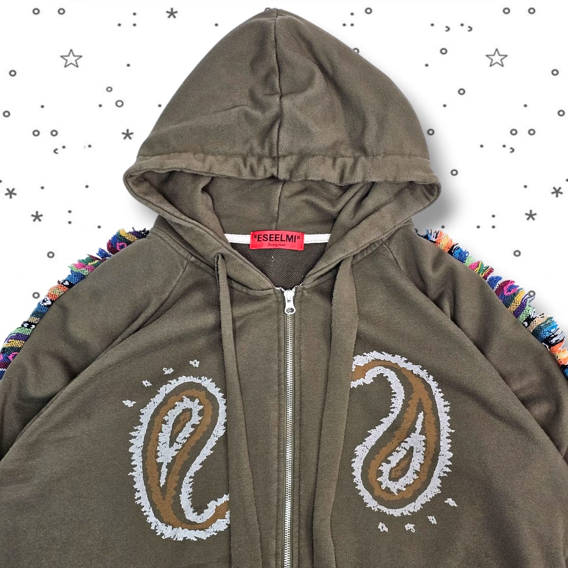 F ESEELMI 에씰미 페이즐리 후드집업 상품이미지2