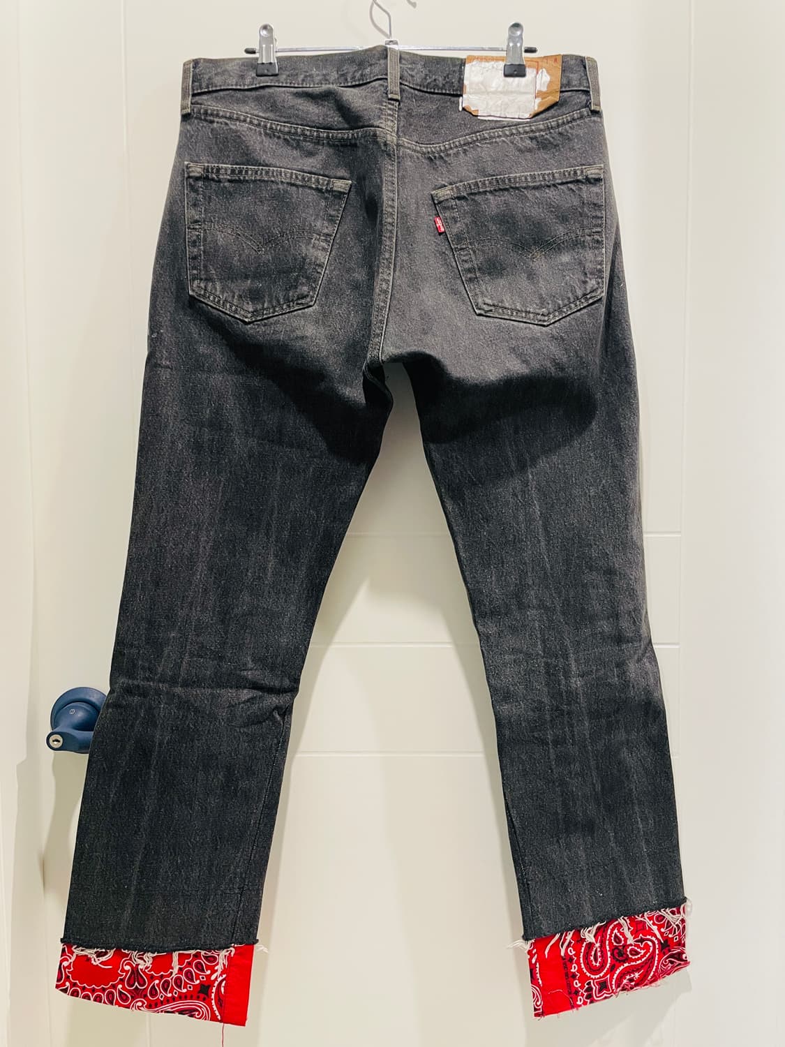 OLDPARK BANDANA TAIL JEANS BLACK 상품이미지2