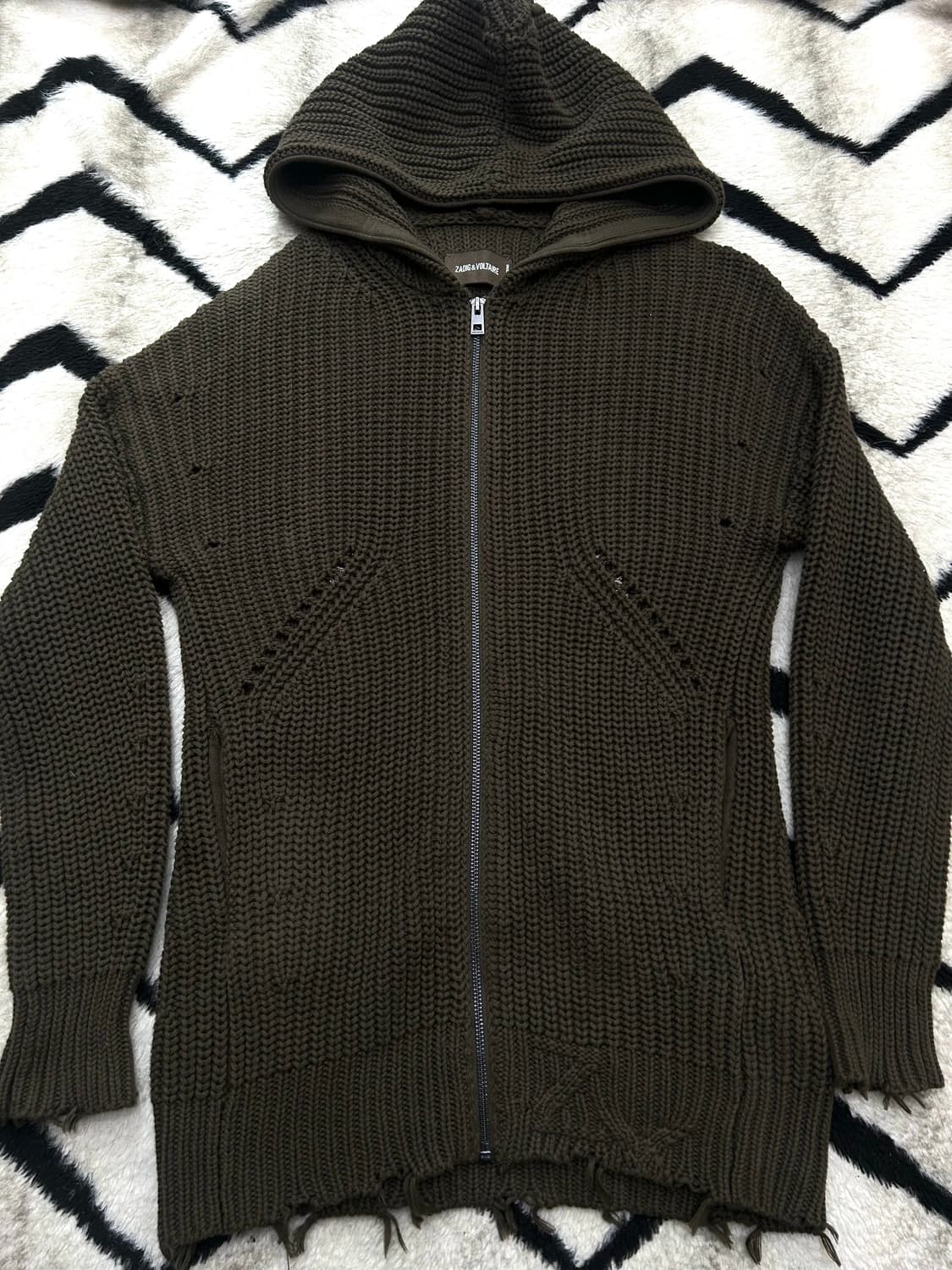 [XS]쟈딕앤볼테르 니트 후드 가디건 상품이미지5