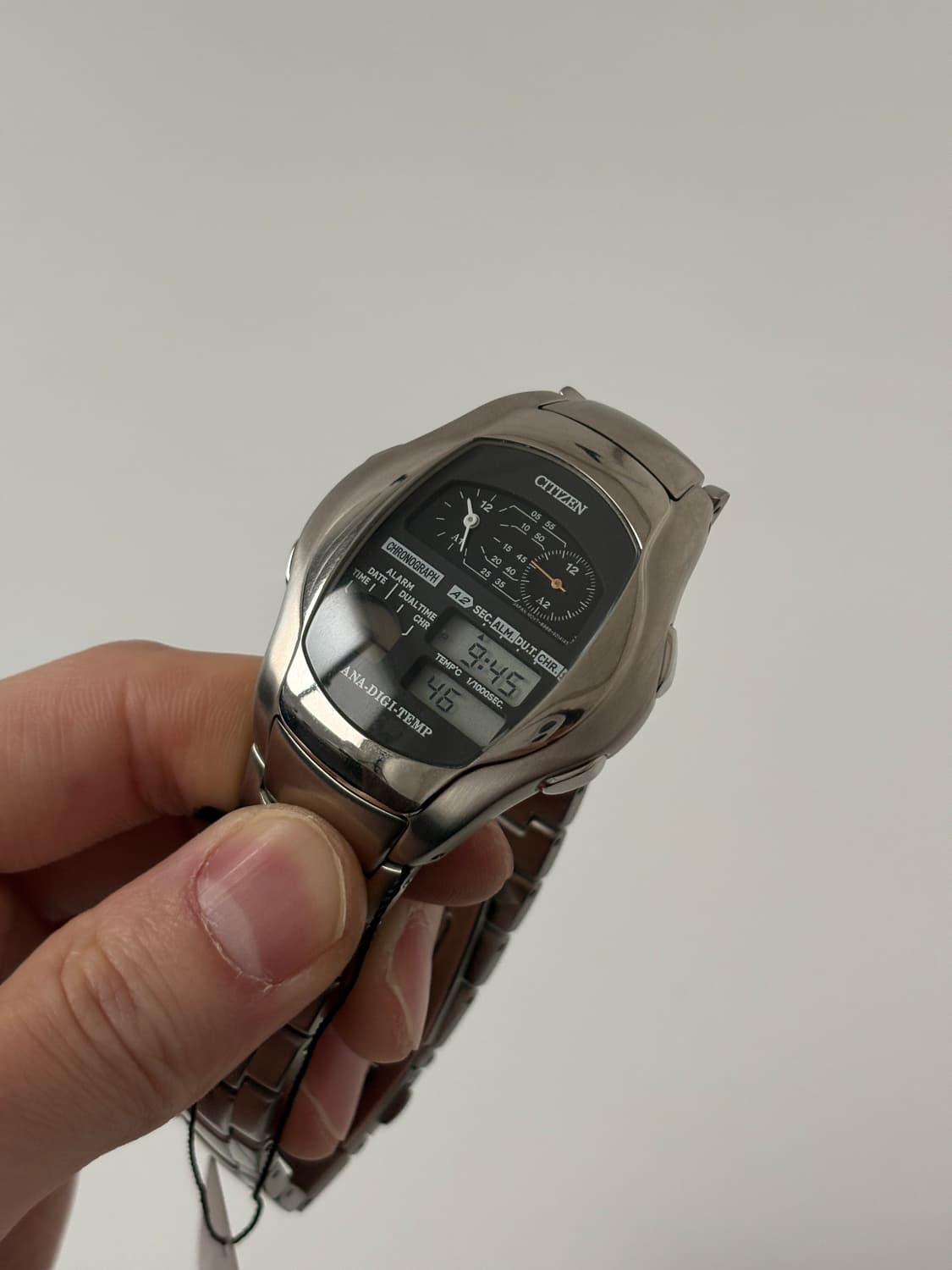 시티즌 2000년대 Oxy Alterna 아나디지템포 실버 쿼츠 남성 상품이미지3