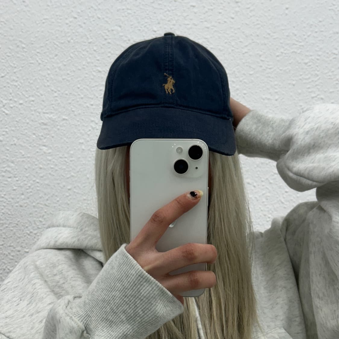 폴로 랄프로렌 베이지포니 네이비 볼캡 상품이미지1