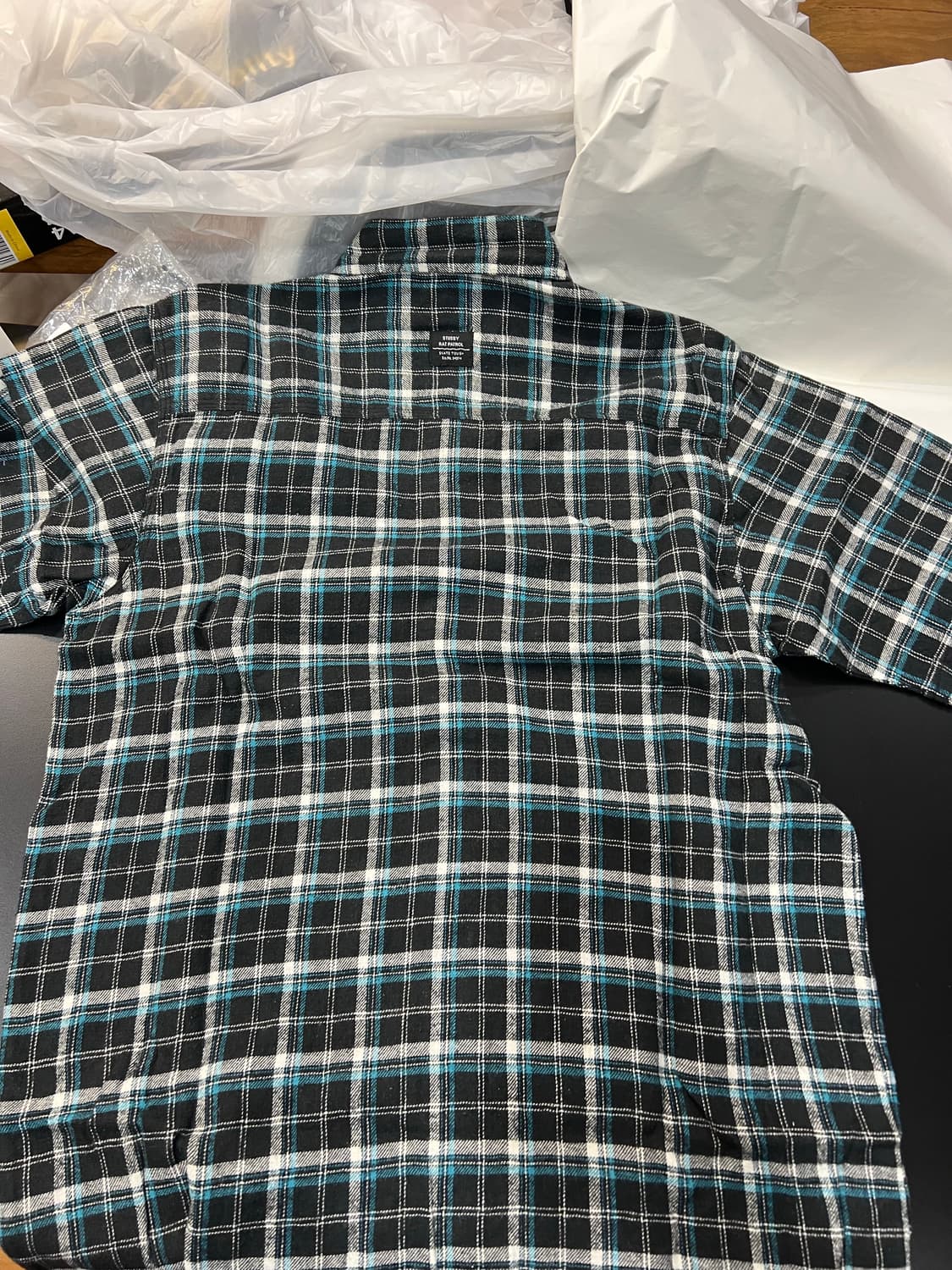 스투시 아카이브로고 체크셔츠 상품이미지4