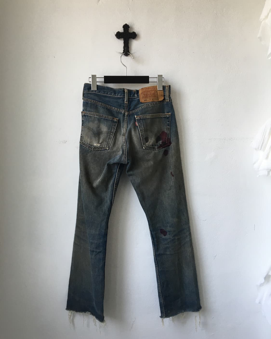 Levis 501 damage denim pants 상품이미지2