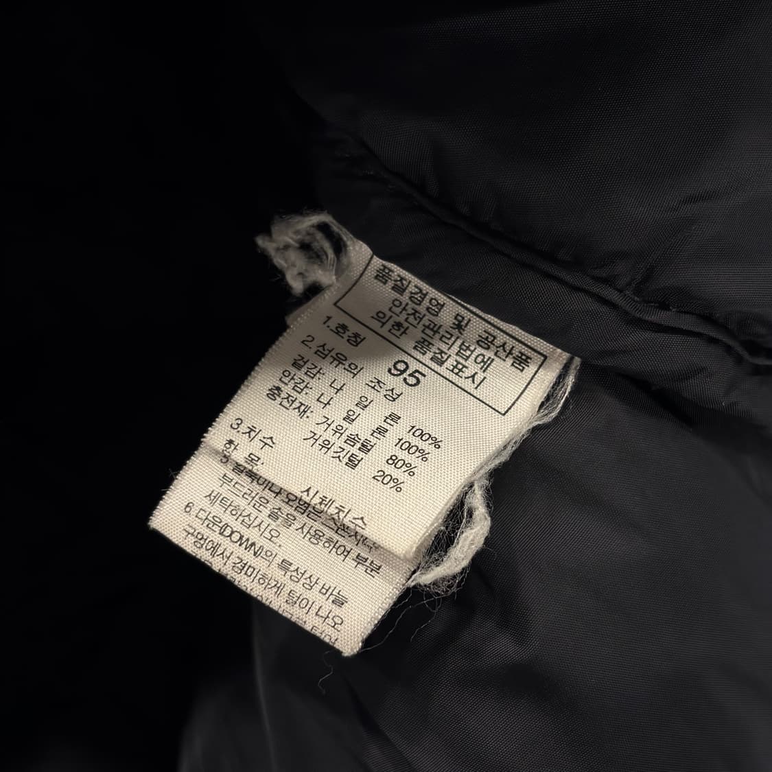 [95] 노스페이스 700 다운 블랙 패딩 B482 상품이미지10