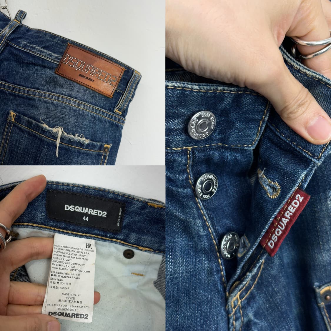 Dsquared2 15ss Distressed Slim Jeans 상품이미지10