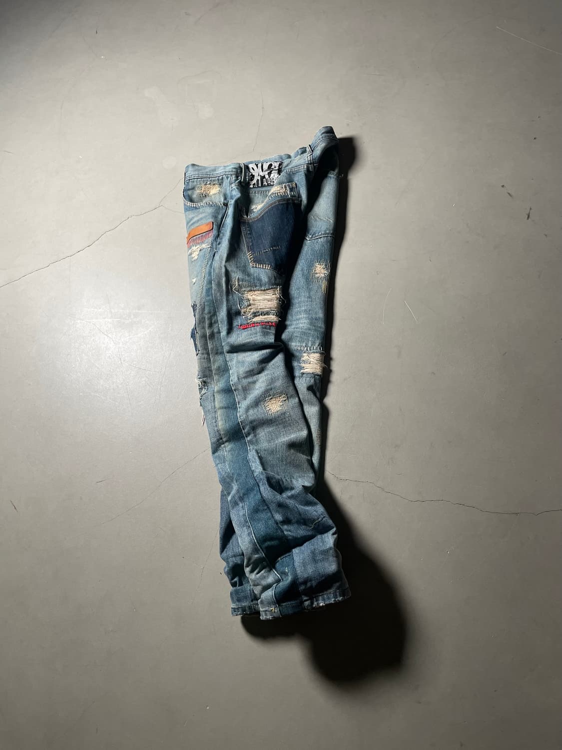 재팬  **리페어드 페이드 워시 데님** 상품이미지3