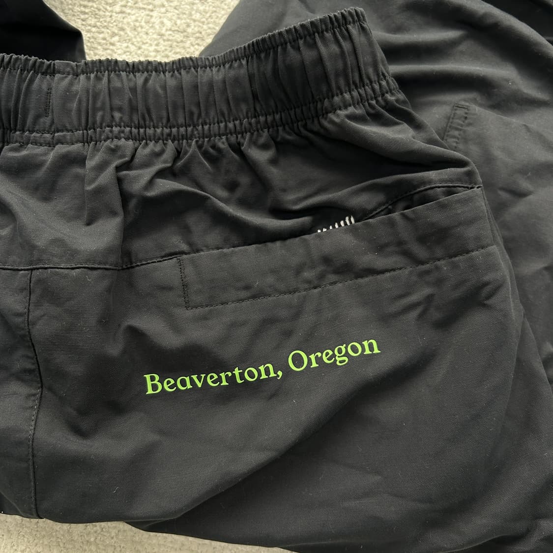 나이키 더블 스우시 카고 트레이닝 바지 블랙 m 상품이미지3