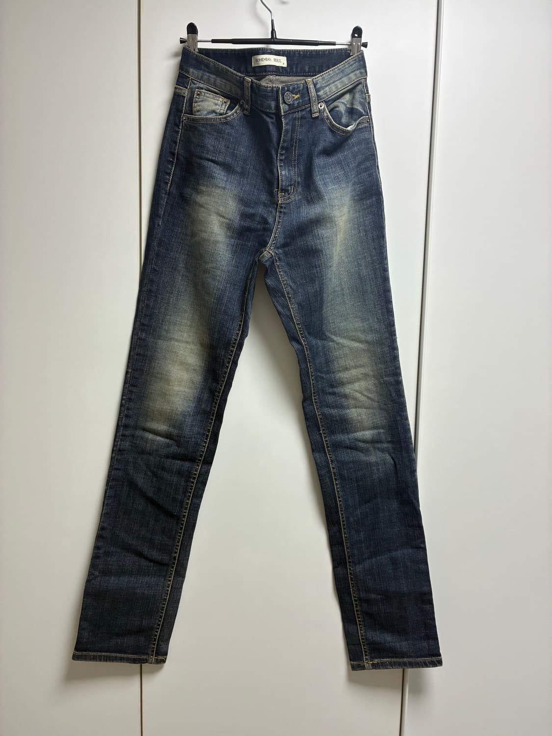 보헴서 스트레이트진 블루 M size 상품이미지3