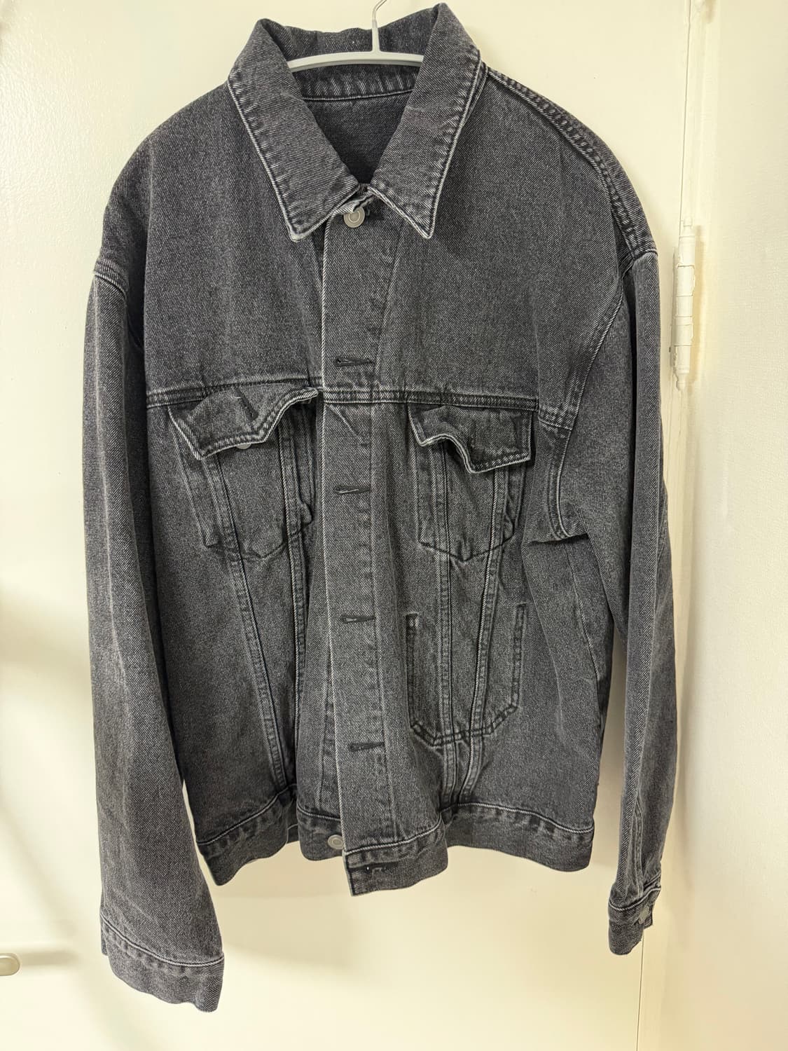 브랜디드 흑청 트러커 데님 자켓XL 상품이미지1