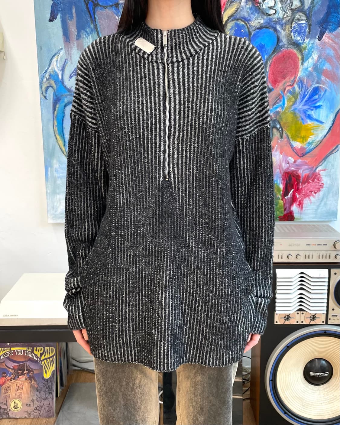 [XL] 엘리엇에밀 집업 니트 상품이미지2