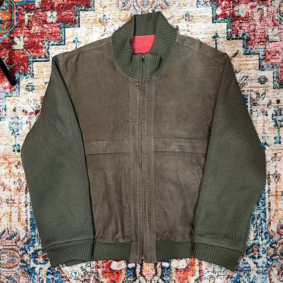 [XL] 일본 빈티지 니트 워크자켓 상품이미지1