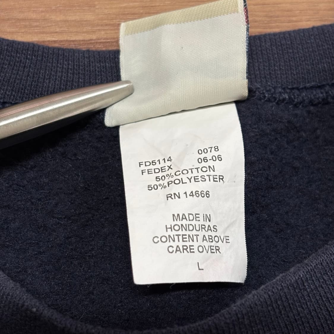 90s 빈티지 FedEx 페덱스 네이비 리 lee 스웻셔츠 맨투맨 l 상품이미지6