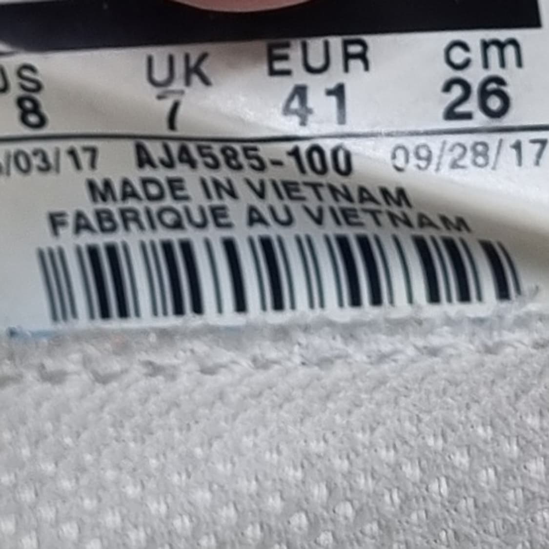 오프화이트x나이키 에어맥스97 og 더탠 260 상품이미지6