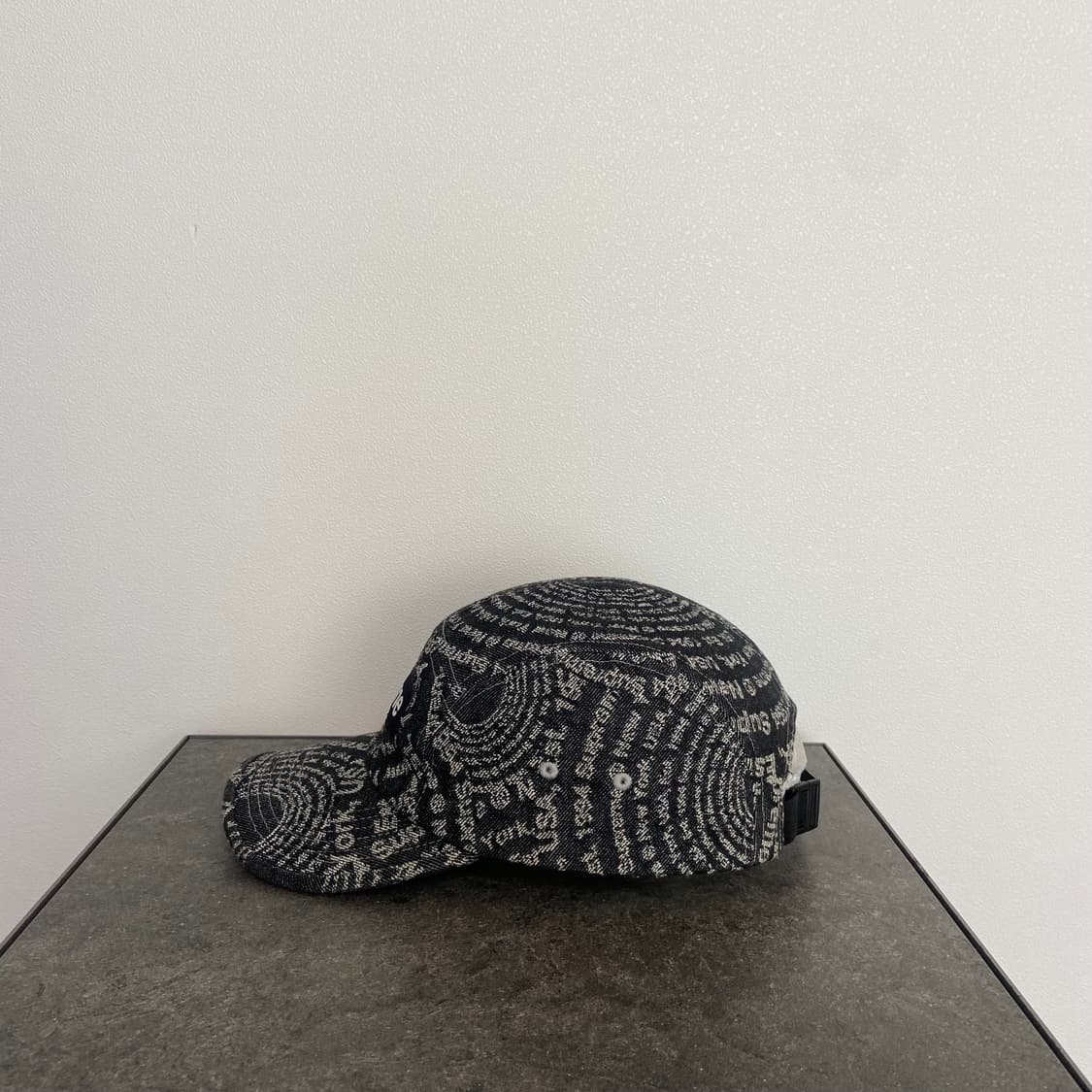 (OS) 슈프림 박스로고 캠프캡 모자 데님 블랙 상품이미지2