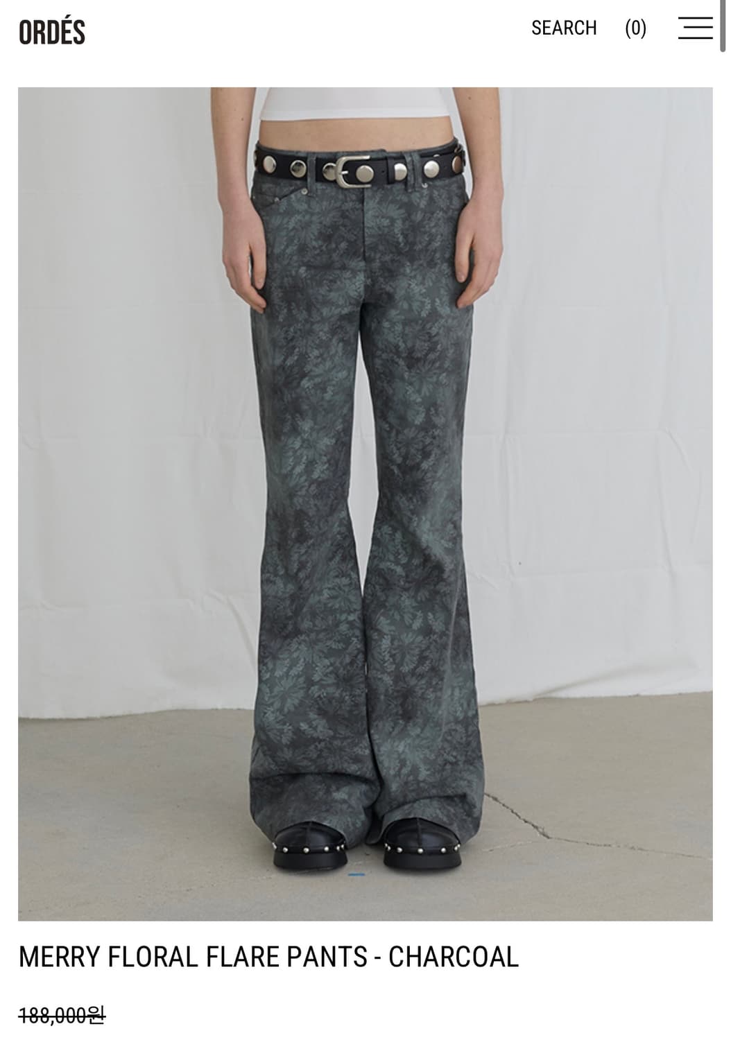 ordes 오데스 MERRY FLORAL FLARE PANTS 상품이미지1