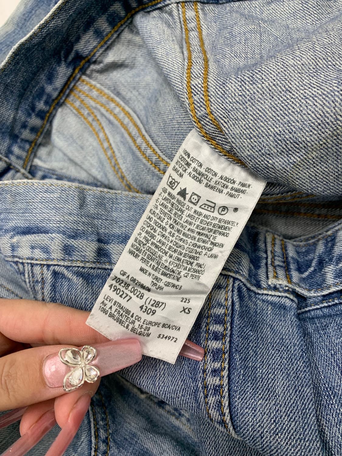 리바이스 연청 데님 자켓 #128 상품이미지6