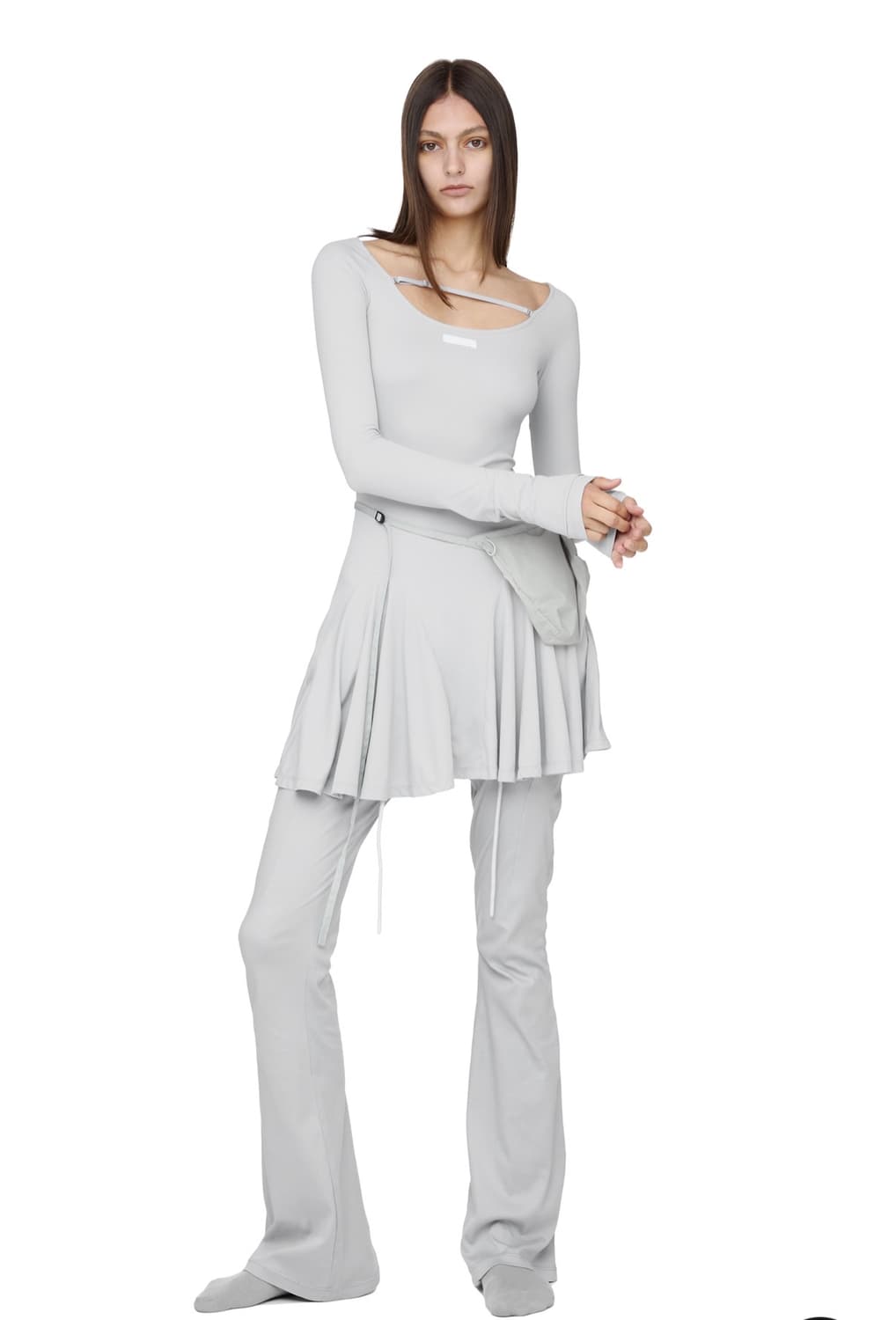 오호스 i:e Fluid Longsleeve dress 상품이미지1