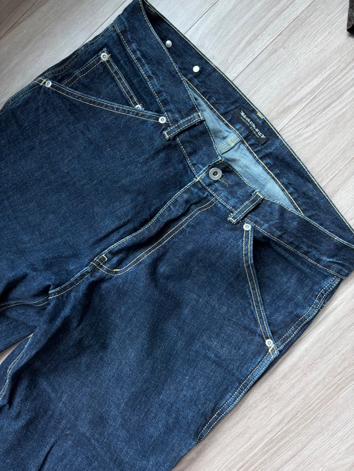 [M] 블랙아웃 데님 팬츠 상품이미지3