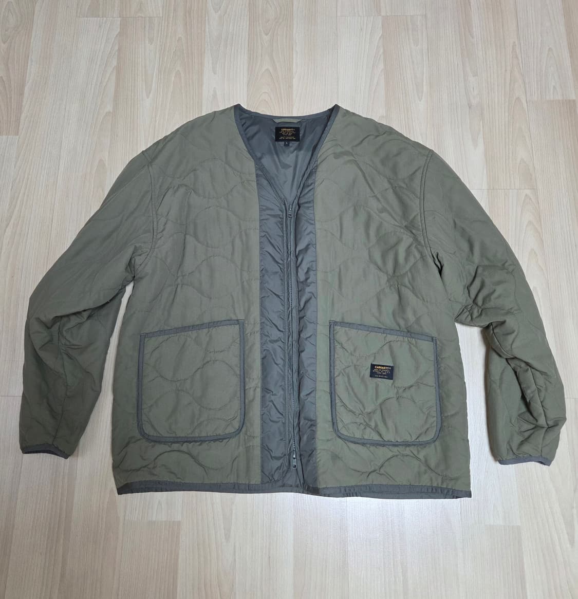 칼하트WIP GARRISON LINER-LIZARD/STONE GRAY 상품이미지1