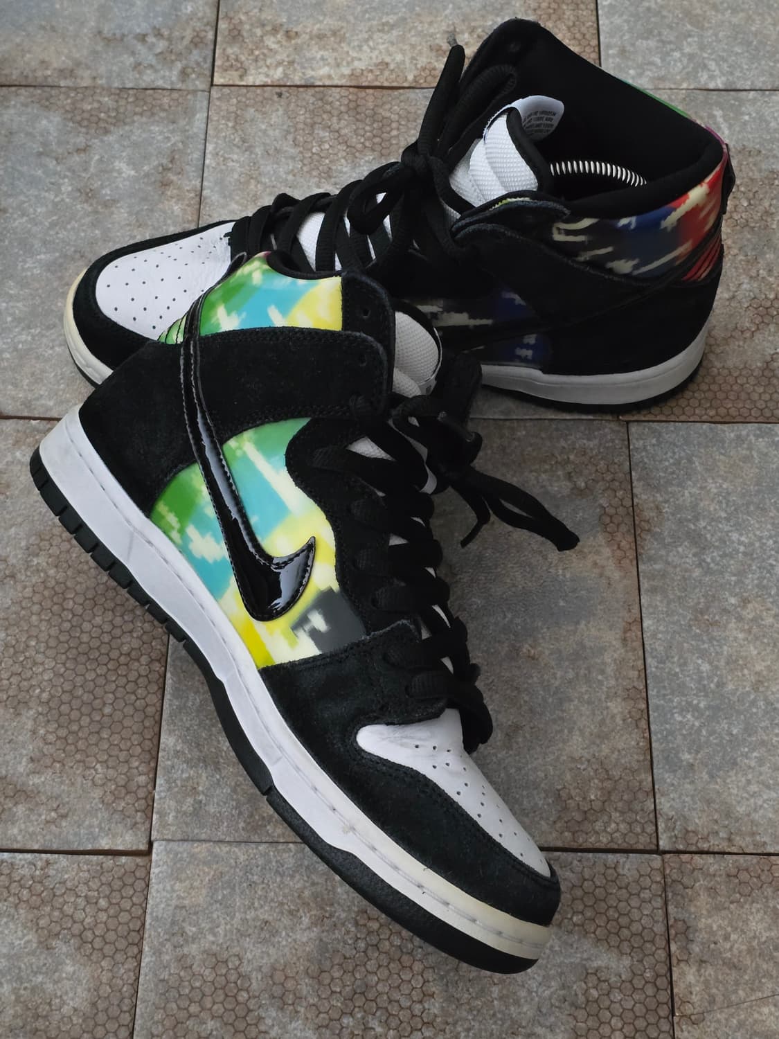 (270)나이키 sb 덩크 하이 프로 테스트 패턴 상품이미지4