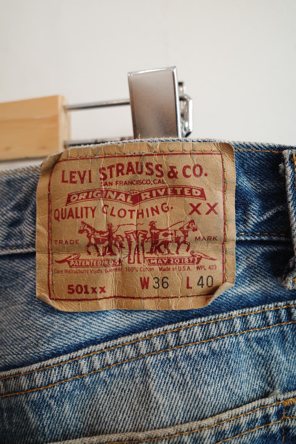 Levis 501xx 빈티지 데님 (MADE IN USA) 상품이미지7