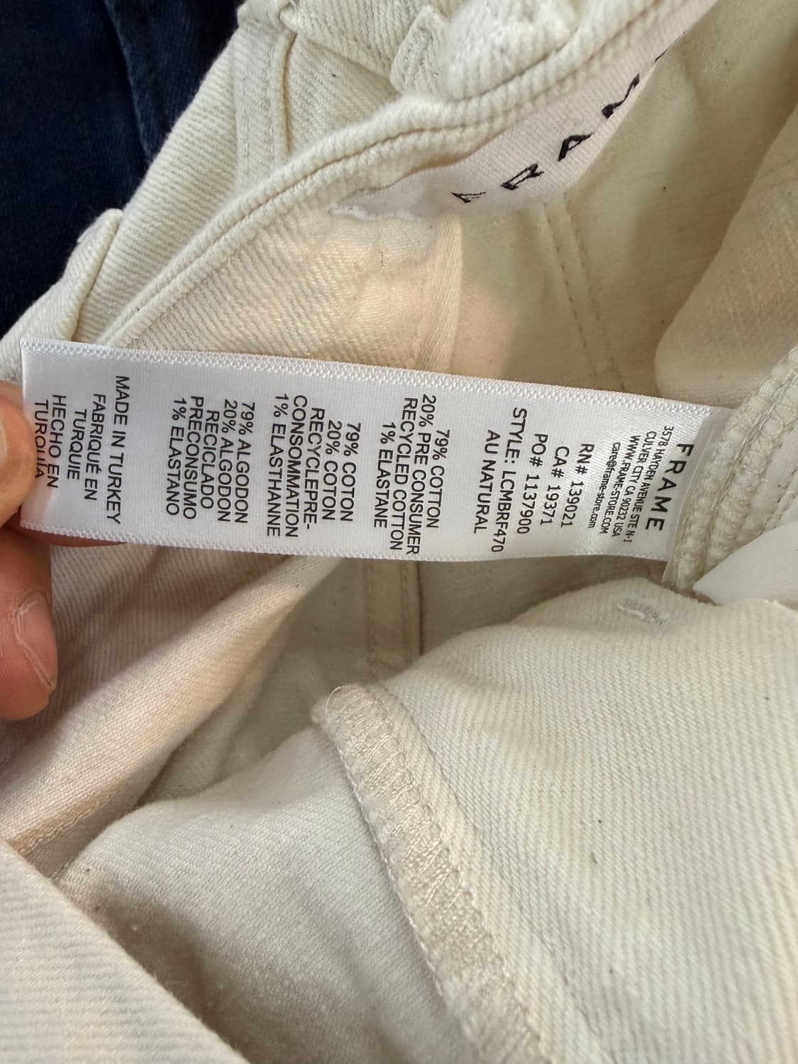 Frame denim pants ivory 25 상품이미지9