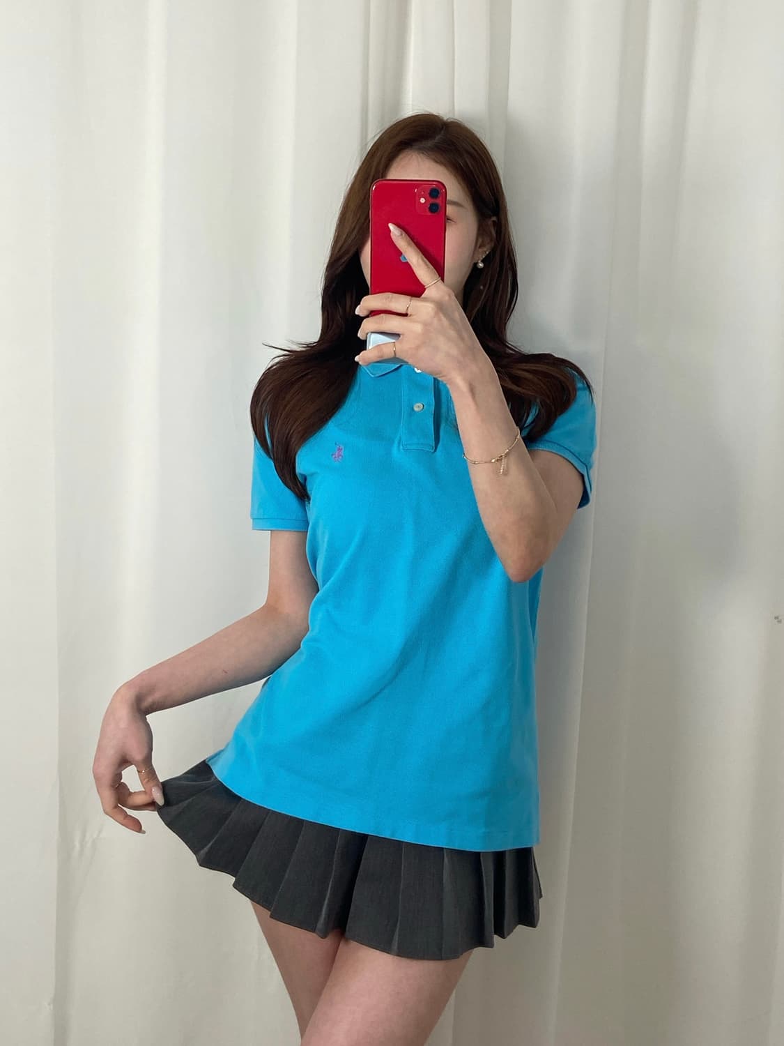 폴로 스카이블루 포니 Pk 상품이미지1
