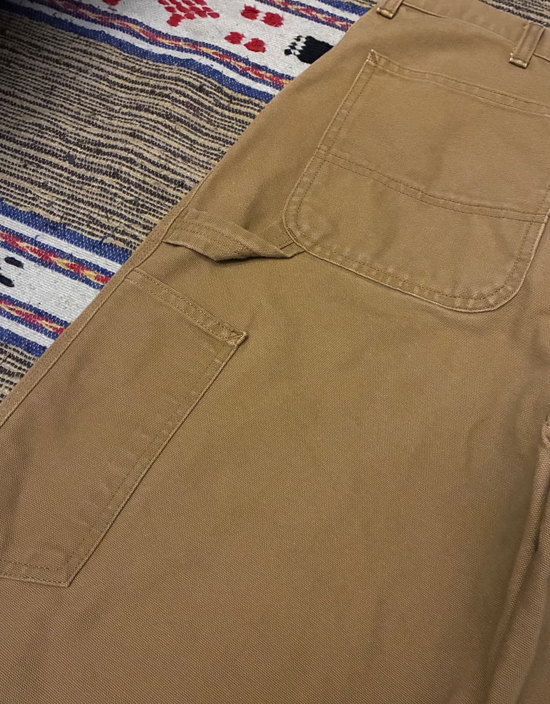 (34)칼하트 오가닉코튼 캔버스 싱글니 워크팬츠 카펜터팬츠 상품이미지7