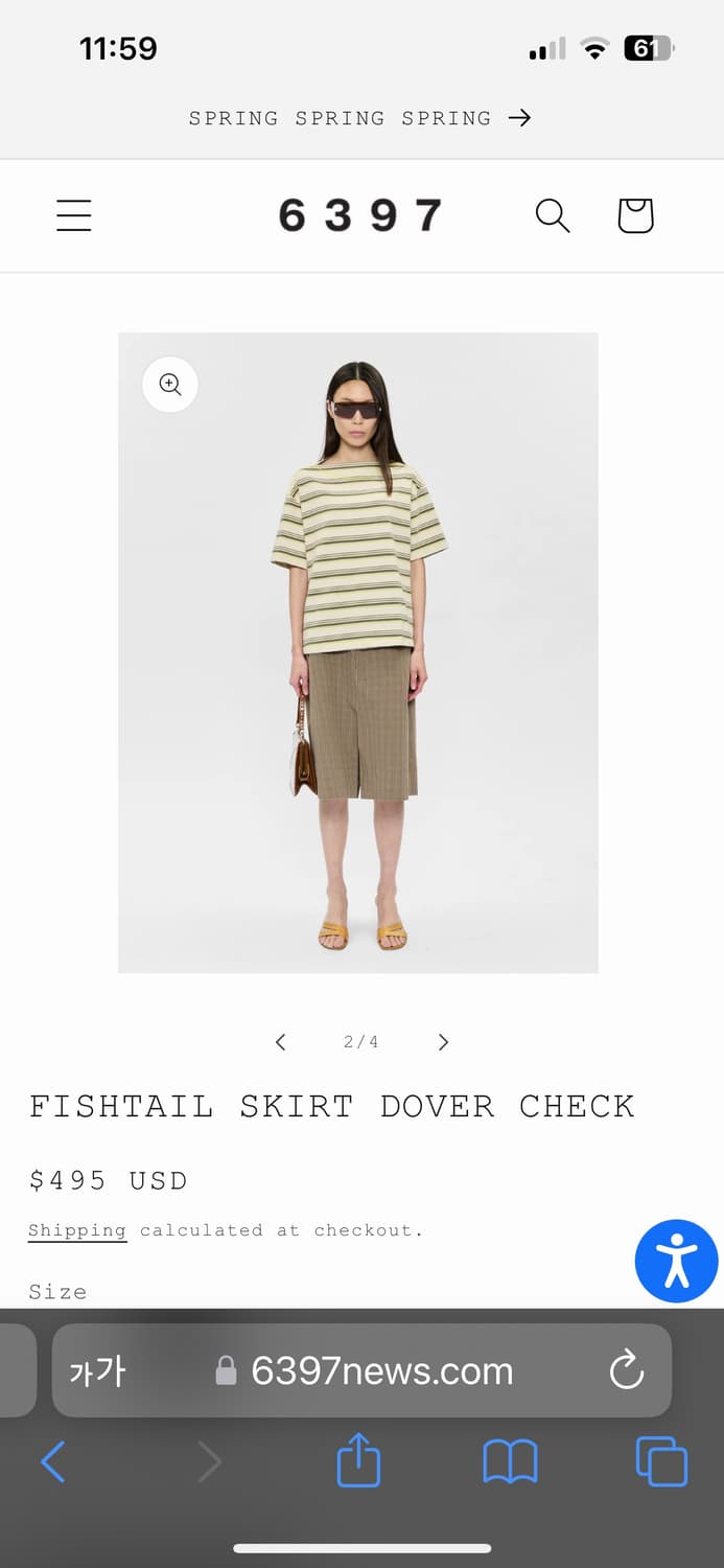 (새제품) 6397 스커트 s사이즈 상품이미지6