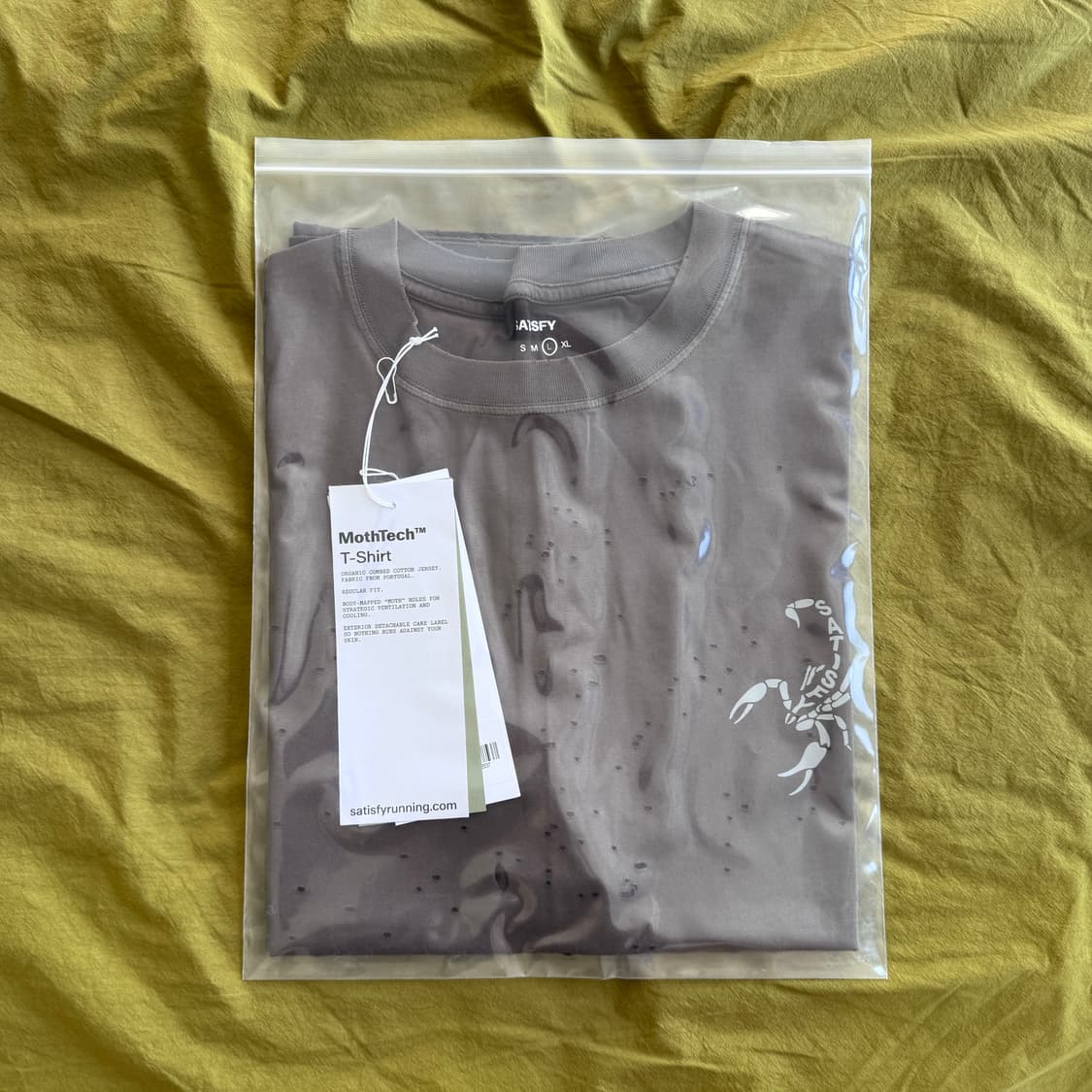 [3] 새티스파이 모스테크 티셔츠 썬 블리치드 브라운 새상품급 상품이미지1