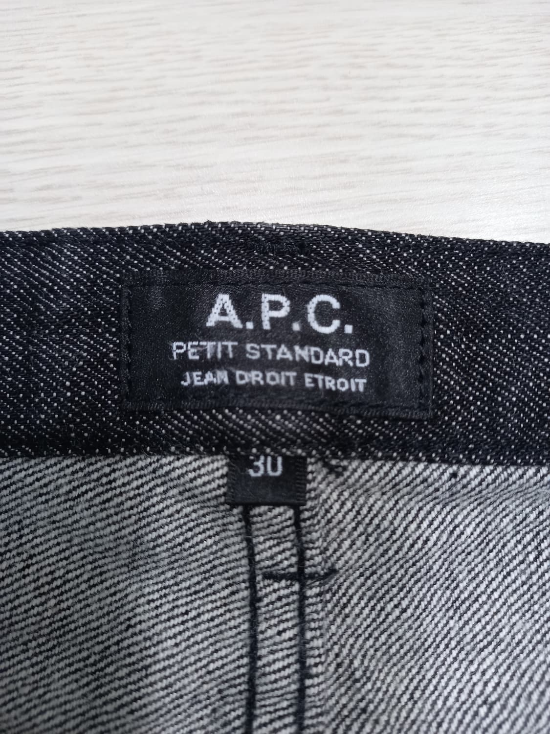 29 A.P.C Macau 슬림일자진 블랙 29-524 상품이미지7