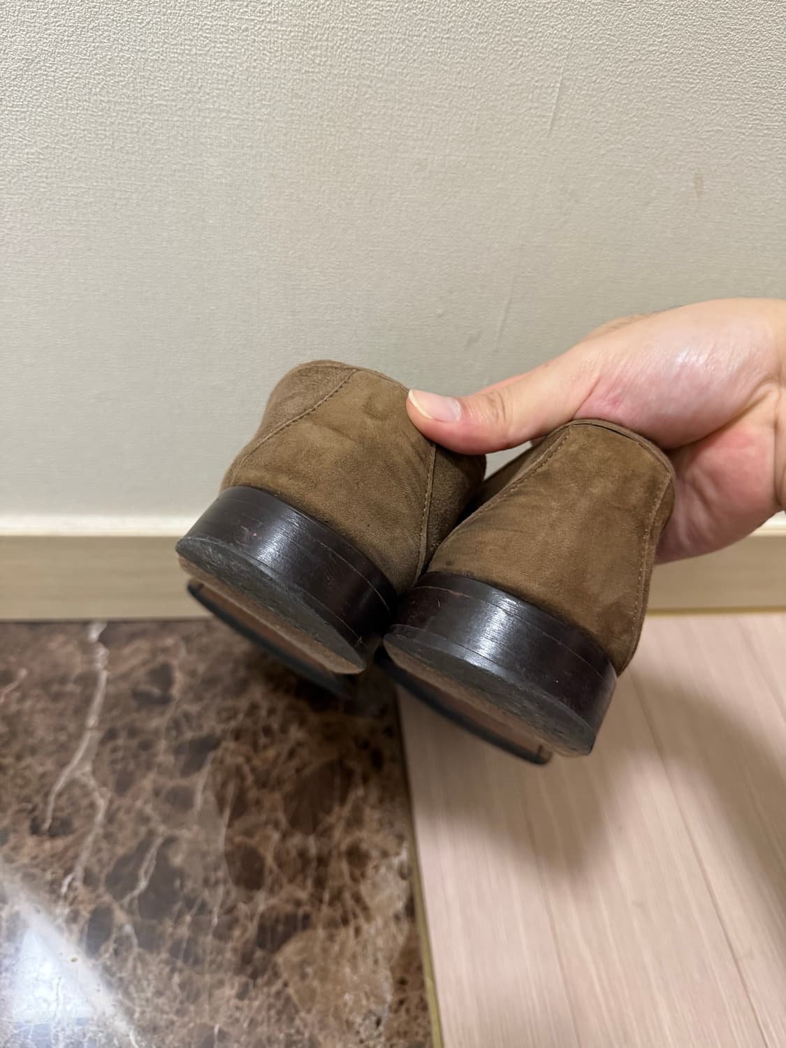 Parlour 스웨이드 페니 로퍼 브라운 270 상품이미지3